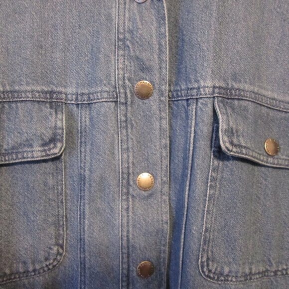 Women's Velvet Heart Denim Barn Type Jacket Size Small (Oversized) - Picture 3 of 9